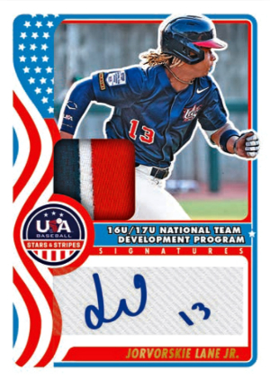 16U/17U National Team Sigs Materials Prime Jorvorskie Lane Jr MOCK UP