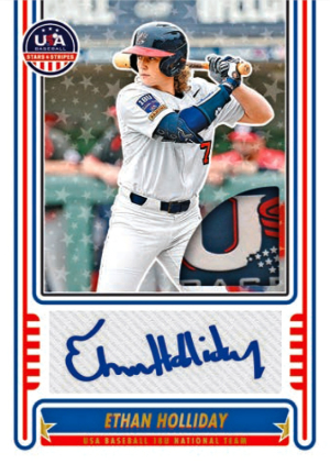18U National Team Signatures Batting Gloves Ethan Holliday MOCK UP