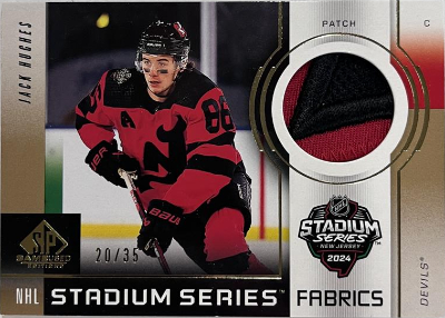 2024 Stadium Series Fabrics Jack Hughes