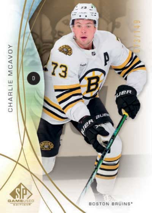 Base Gold Charlie McAvoy MOCK UP