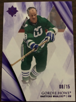 Base Purple Legends Gordie Howe