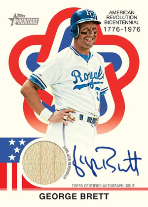 Bicentennial Auto Relics George Brett MOCK UP