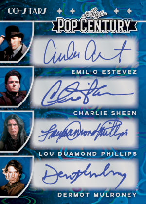 Co-Stars 4 Emilio Esteves, Charlie Sheen. Lou Diamond Phillips, Bermot Mulroney MOCK UP