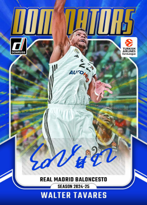 Dominators Signatures Holo Blue Laser Walter Tavares MOCK UP