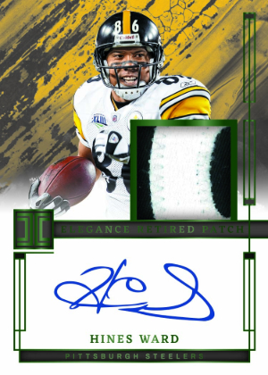 Elegance Retired Patch Auto Emerald Hines Ward MOCK UP