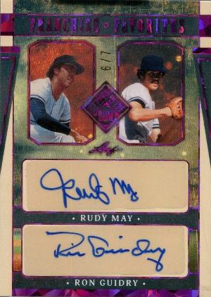 Franchise Favorites Rudy May, Ron Guidry