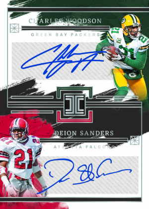 InkPeccable Duals Charles Woodson, Deion Sanders MOCK UP