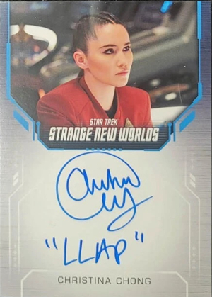 Inscription Auto Christina Chong as Laan Noonien-Sin