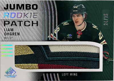Rookie Jumbo Patch Liam Ohgren