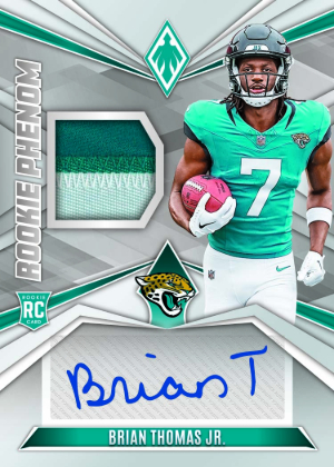 Rookie Phenoms Jersey Auto Brian Thomas Jr MOCK UP