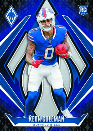 Rookies Blue Fade Keon Coleman MOCK UP