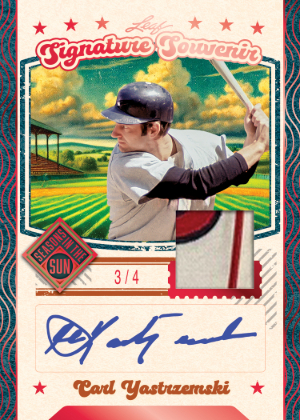 Signature Souvenir Carl Yastrzemski MOCK UP