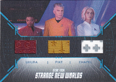 Triple Relics Uhura, Pike and Chapel
