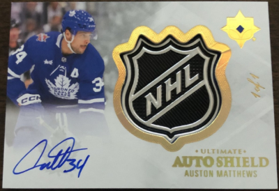 Ultimate Shield Auto Patches Auston Matthews