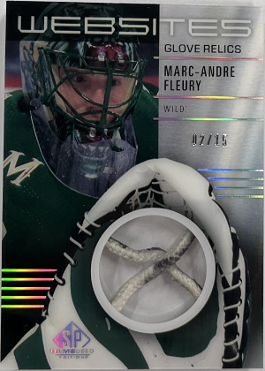 Websites Glove Relics Marc-Andre Fleury